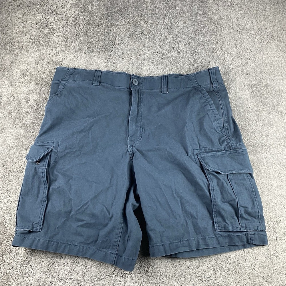 Sonoma Flexwear Cargo Shorts Mens Size 40 Blue Cotton Stretch